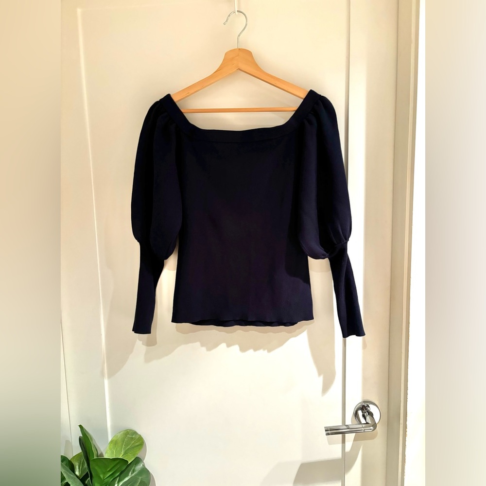 Club Monaco Balloon Sleeve Knit Sweater